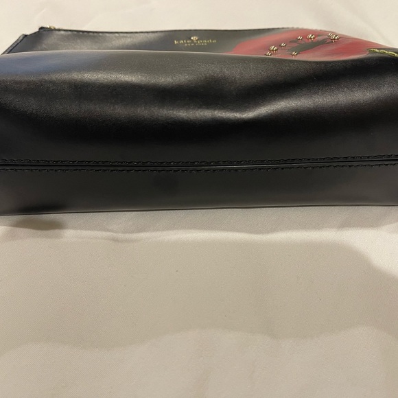 Kate Spade Black Poppy Ooh La La Hilarie Cosmetic Bag - Picture 6 of 7